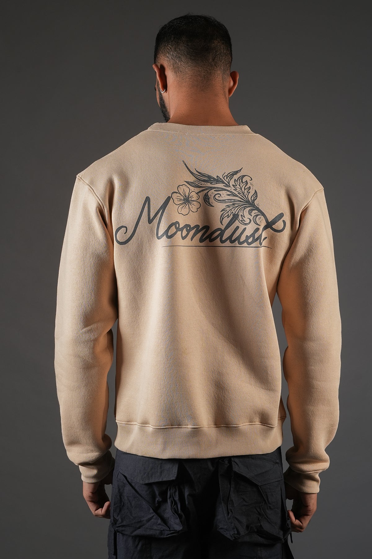 Beige Canvas Sweatshirt