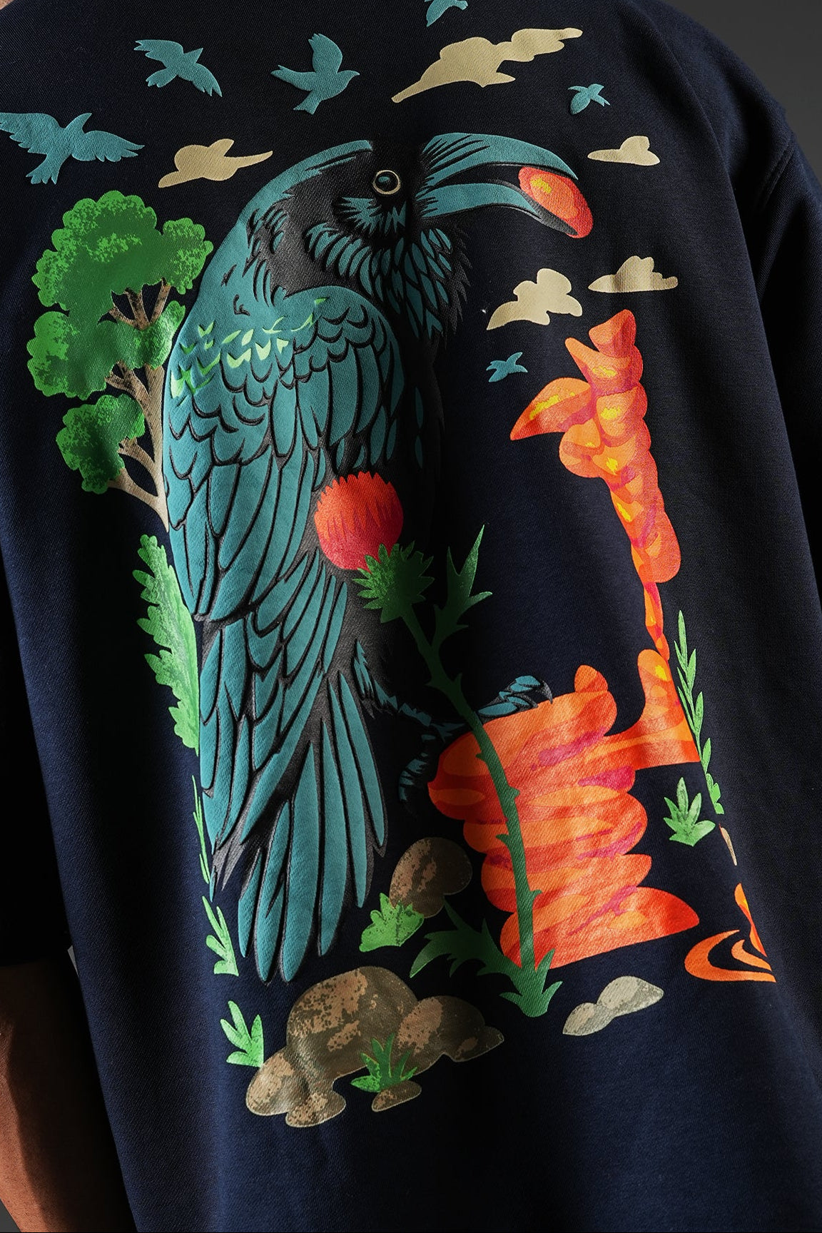 Rocking Crow Oversized T-shirt