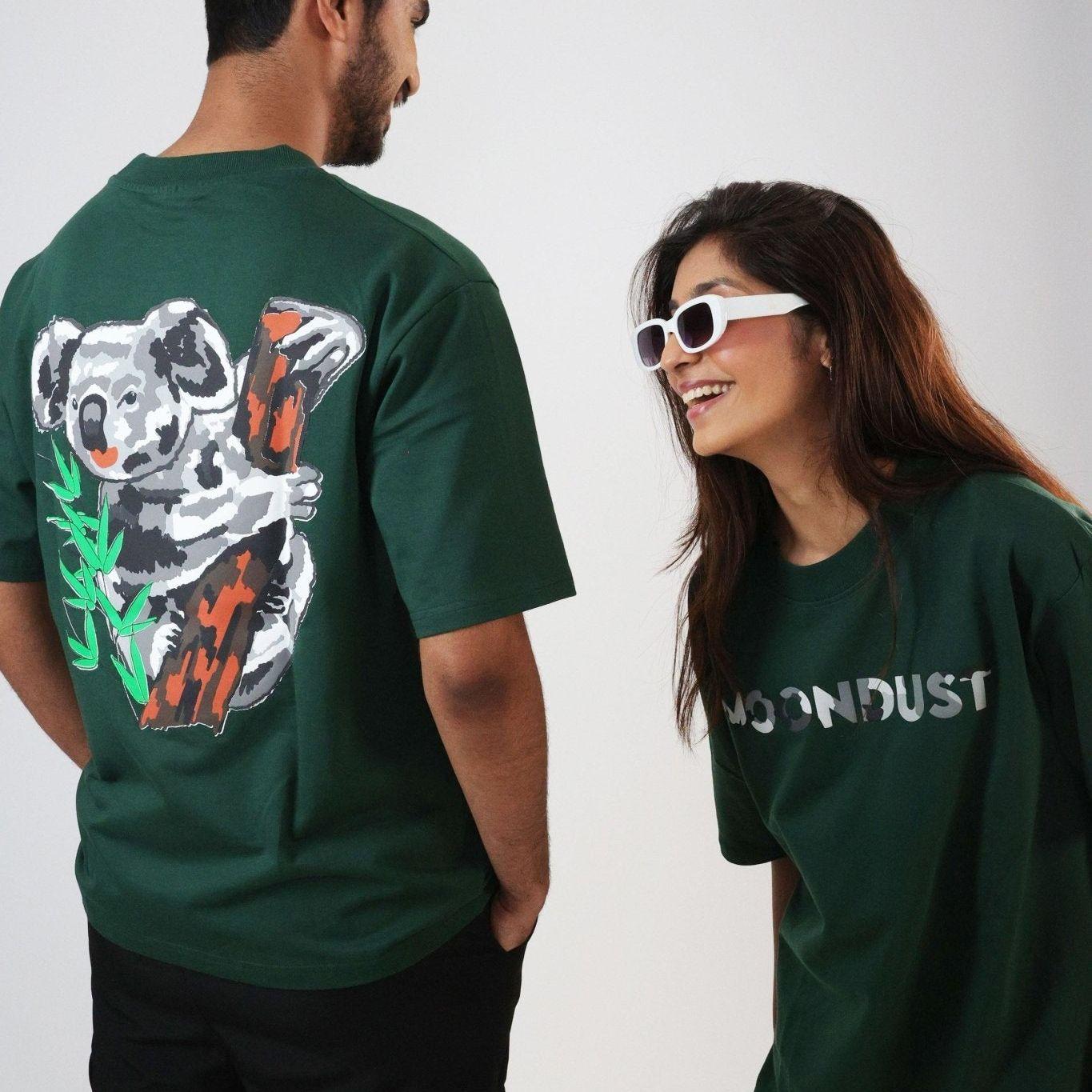 Camo Koala T-shirt -Shop the best oversized streetwear tees in India