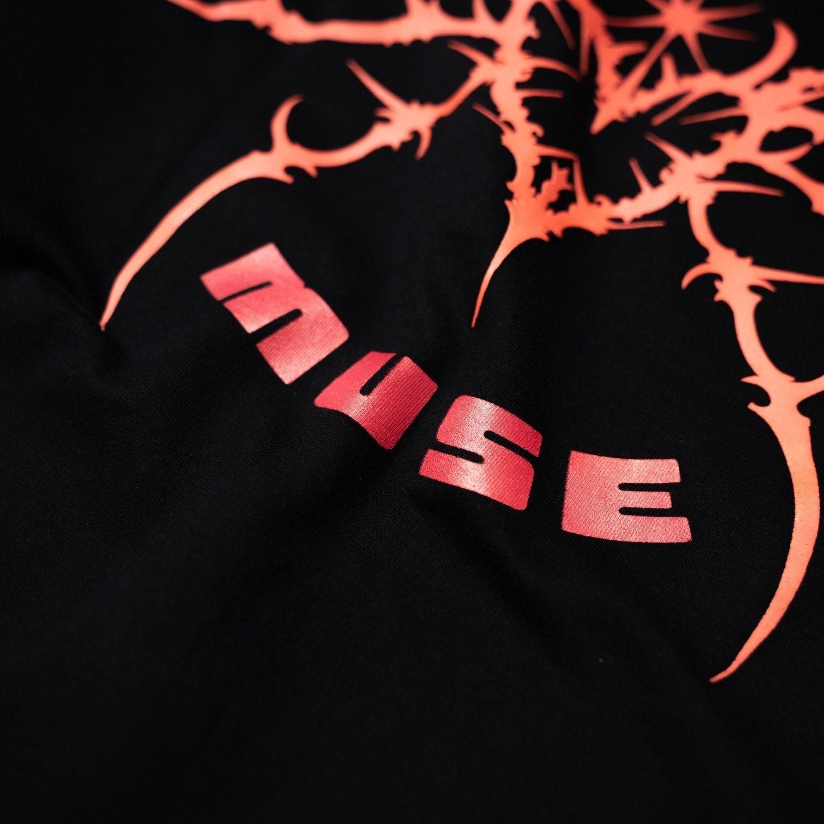 "Inferno Muse" Black Oversized Streetwear T - shirt - MOONDUST