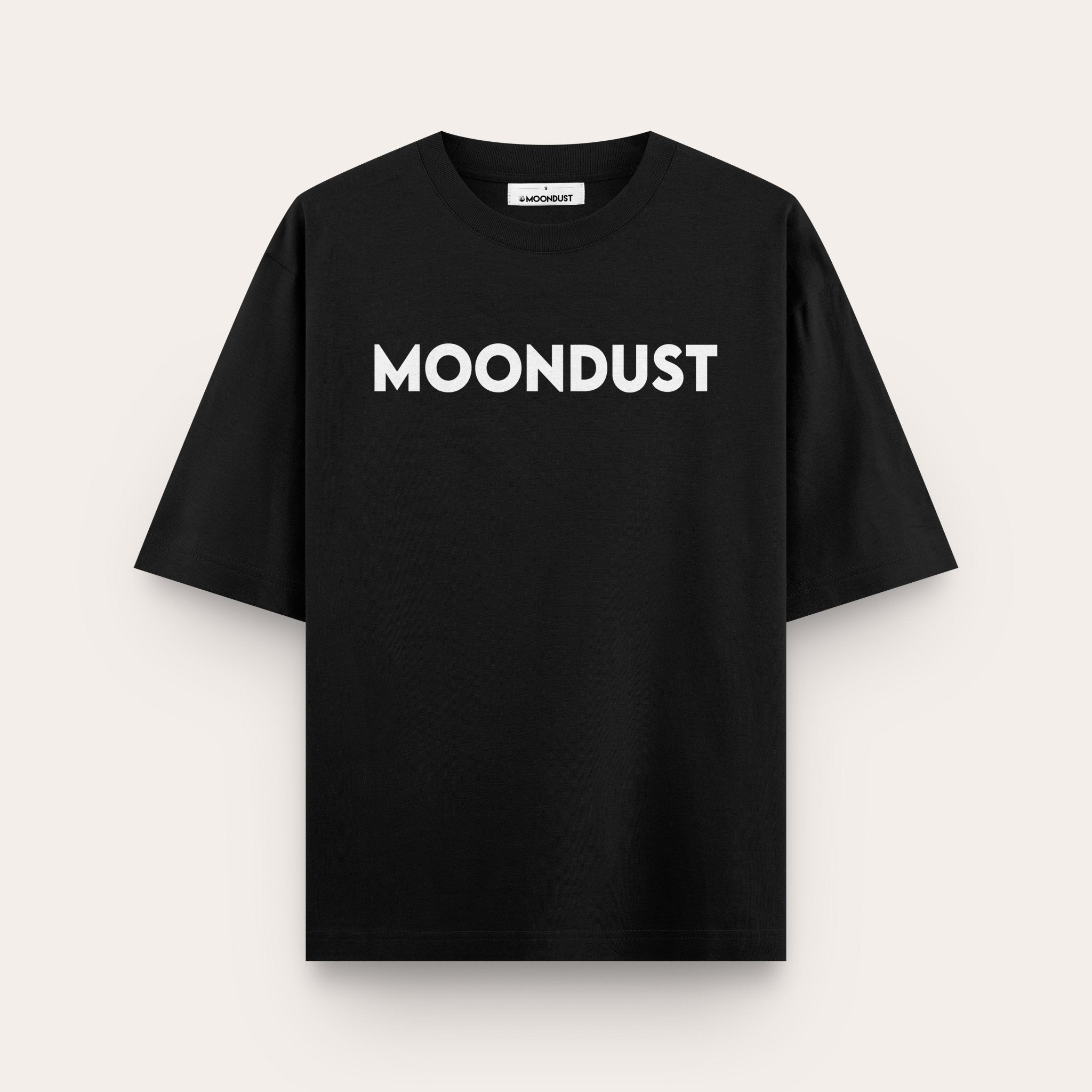 Not A Human Speicie Black Oversize T - SHIRT - MOONDUST