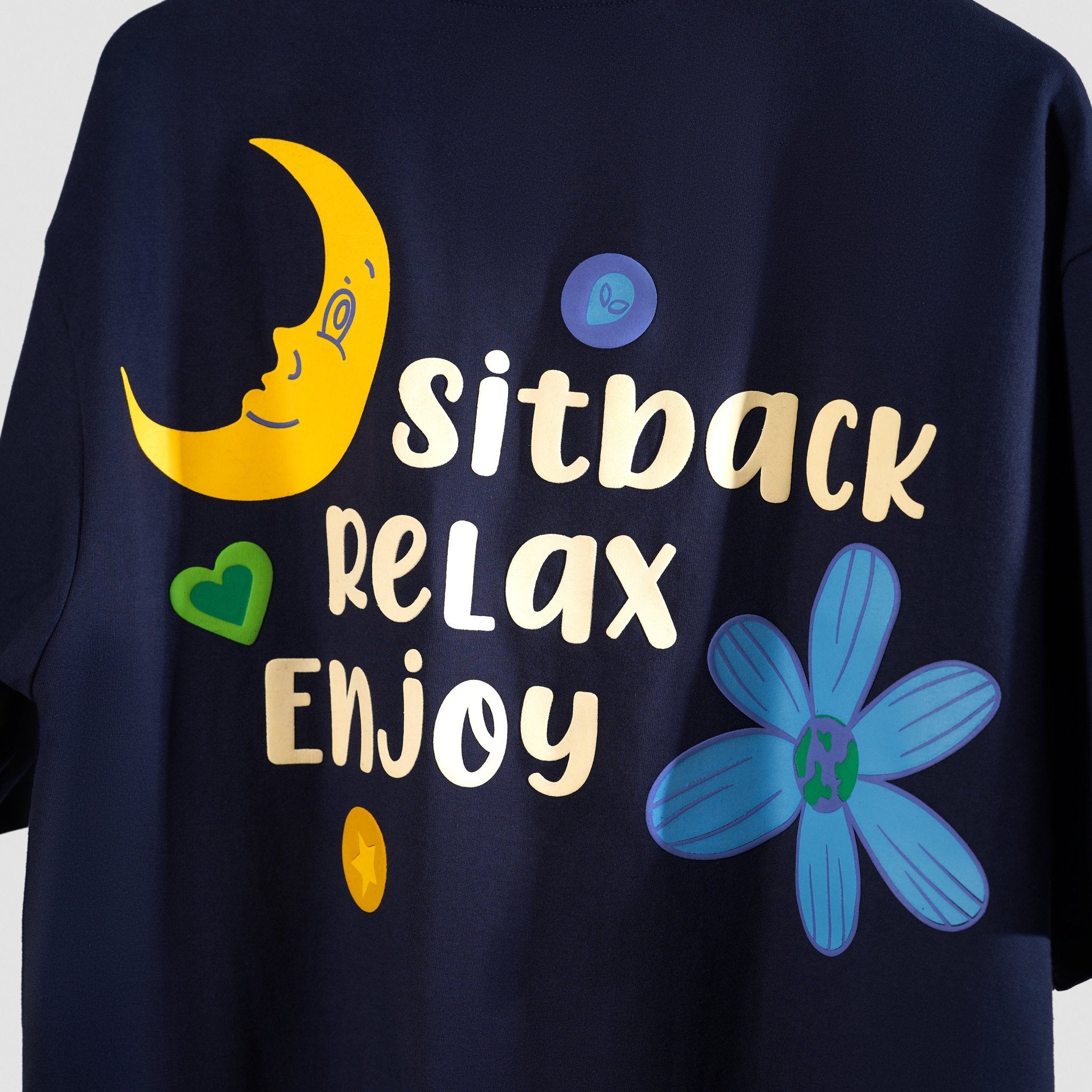 SITBACK RELAX AND ENJOY TSHIRT - MOONDUST